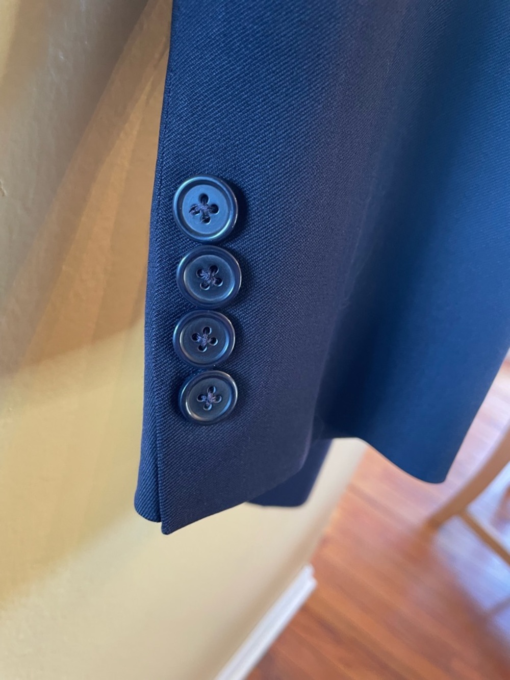 Calvin Klein Collection Deep Blue Two-Button Men's Suit - Picture 3 of 11